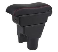 Car Armrest Box Center Console For KIA For Picanto Armrest Box Central Store Content Box With USB Products Interior Car Styling Accessory Auto(Black Line,C1)