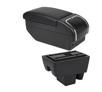 Car Armrest Box Center Console Storage Interior Car-styling Cup Holder With USB For Skoda For Rapid Car Armrest Box(E1 9 USB)
