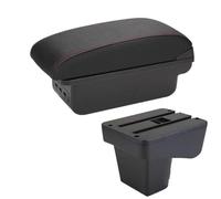 Car Armrest Box Center Retrofit Parts Storage Box Interior Accessories For Suzuki For Vitara WEFOLCC(B1 Black red 3USB)