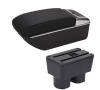 Car Armrest Box Center Storage Box Accessories For Nissan For Tiida C11 For Sylphy For Versa For Latio WEFOLCC(A2 Black black 7USB)