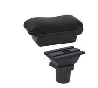 Car Armrest Box Center Storage Box For Mitsubishi For Colt Z30(A2 black line No USB)