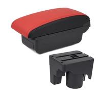Car Armrest Box Center Storage Box Interior Accessories For VW For Golf 6 5 Mk6 MK5 For Jetta 5 For Sagitar RESPUNEKBAH(A5 Red black No USB)