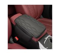 Car Armrest Box Cover Leather Console Protective Mats Cushion For Seat For Cupra FR For Leon For Ibiza For Ateca For Formentor For E-Racer For Altea(Black)