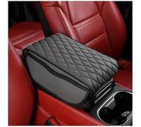 Car Armrest Box Cover Mat for VW Caddy 2K 2C SB 2003-2018 2019 2020 2021 2022 2023 2024 2025 2026, Leather Middle Console Cover Stylish Car Decoration Accessories,C-Grey