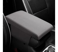 Car Armrest Box Cover Pad For 3008 5008 GT 2016-2023 2024, Center Console Mat Centre Protector Cushion Waterproof Comfortable Auto Interior Accessories, Orange