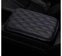 Car Armrest Box Cover Pad For A1 A3 A4 A5 A6 A7 A8 Q2 Q3 Q5 Q7, Pu Leather Center Console Seat Arm-Rest Protector Cushion Interior Accessories,Striped Black