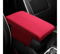 Car Armrest Box Cover Pad For Civic 2006-2011, Center Console Mat Centre Protector Cushion Waterproof Comfortable Auto Interior Accessories, Wine Red