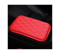 Car Armrest Box Cover Pad For VW For Golf 5 6 7 For Jetta MK5 MK6 MK7 CC For Tiguan For Passat B6 B7 For Scirocco For Touareg For R Line GTI(Red)