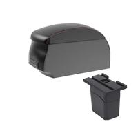 Car Armrest Box For Chevrolet For Cruze Armrest Storage Box Retrofit Parts Interior Details Accessories(A Black Red single)