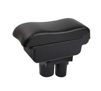 Car Armrest Box For Citroen For C3 For C2 Central Armrest Storage Box Elbow Support For Drivers And Passengers(B-No USB-Black line)