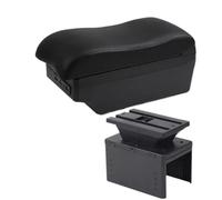 Car armrest box For Fiesta Car Console Organizer Tray Storage Box Decoration Double Layer Armrest Box