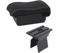 Car armrest box For fiesta Mk5 Armrest Box Car Central Storage Cup Holder Centre Console(A white line No)