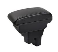 Car Armrest Box For Fit/For Jazz GE Central Armrest Storage Box Elbow Support For Drivers And Passengers(A-3USB-White line)