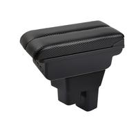 Car Armrest Box For Fit/For Jazz GE Central Armrest Storage Box Elbow Support For Drivers And Passengers(C-3USB-Black line)
