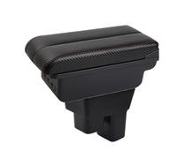 Car Armrest Box For Fit/For Jazz GE Central Armrest Storage Box Elbow Support For Drivers And Passengers(C-3USB-Red Line)