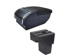 Car Armrest Box For Infiniti For ESQ 2010-2019 Storage Box Retrofit Details Accessories PYPFQUMQGR(E black line 9USB)