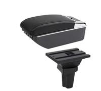 Car Armrest Box For Kia For Morning For Picanto Interior Parts Special Retrofit Parts Center Storage Box Car Accessories(D1 black line 7 USB)