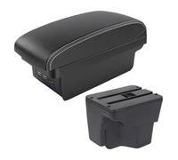 Car Armrest Box For KIA K2 X-line For Rio 3 2011 2012 2013 2014 2015 2016 Armrest Box Car Accessories Interior Storage(B3 Black White 3 Usb)