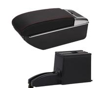 Car Armrest Box For Lada For Granta Armrest Car Armrest Box Central Store Content Storage Box Arm Auto Accessories Interior Details Car Center Console(B1 Black red 7USB)