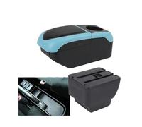 Car Armrest Box For Mazda 2 For Demio Retrofit Storage Box Car Accessories Interior Simple Installation(Blue)