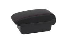 Car Armrest Box For Opel For Corsa E 2014 2015 2016-2019 Interior Storage Box Pu Leather Armrest With USB Car Accessories(C2 Red line No USB)