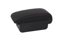 Car Armrest Box For Opel For Corsa E 2014 2015 2016-2019 Interior Storage Box Pu Leather Armrest With USB Car Accessories(B2 Red line 3 USB)