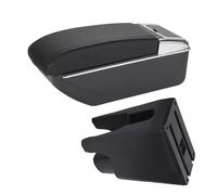 Car Armrest Box For Peugeot 107 2010-2020 Armrest Box Armrest Car Store Box Interior Detail Centre Console Armrest Box(D Black line No USB)