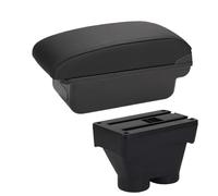 Car Armrest Box For Peugeot 208 2012-2018 Car Armrest Box Storage Box Auto Holder Ashtray Centre Console Armrest Box(C Black line NO USB)