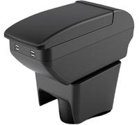 Car armrest box For POLO Mk5 6R 2012-2018 Armrest Car Box Interior Storage Centre Accessories(B2 Black line 4)
