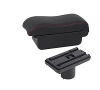 Car Armrest Box For Seat For Ibiza 6j 6L 2010-2019 Armrest Box Auto Storage Box Dedicated Retrofit Car Accessories Center Console(B2 red line 3USB)