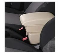 Car Armrest Box For Seat For Ibiza 6j 6L Center Console Central Store Content Storage Box With USB LED Arm Rest Center Console(A style Beige)