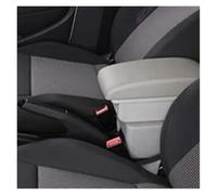 Car Armrest Box For Seat For Ibiza 6j 6L Center Console Central Store Content Storage Box With USB LED Arm Rest Center Console(A style gray)