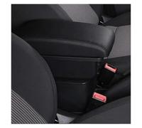 Car Armrest Box For Seat For Ibiza 6j 6L Center Console Central Store Content Storage Box With USB LED Arm Rest Center Console(A style black line)