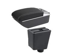 Car Armrest Box For Seat For Ibiza For III 6j 6L 2001 2002 2003 2004 2005 2006 2007 2008 Armrest Storage Box Dedicated Retrofit(D white line 7USB)