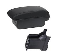 Car Armrest Box For Suzuki For Alto 2008-2016 Car Armrests Box Center Centre Console Storage With Cup Holder USB Auto parts (Color : C2 Black line NO USB)