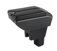 Car Armrest Box For Suzuki For Celerio Car Armrest Auto Storage Box Bracing Heighten Interior Details Retrofit Part(B-Black black line)