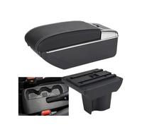 Car Armrest Box Interior Retrofit Part Storage Box Car Accessorie Interior For Toyota For Rush For Avanza(B3 black white line 7 USB)
