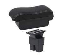 Car Armrest Box Interior Storage Box For Nissan NV200(B2 White Line)
