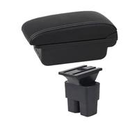 Car Armrest Box Interior Storage Box For Nissan NV200(C1 White Line)
