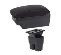 Car Armrest Box Interior Storage Box For Nissan NV200(E1 Red Line)
