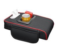 Car Armrest Box Pad, Car Armrest Cover Cushion | Car Armrest Box Cushion Pad with Storage Pockets | Car Armrest Booster Pads with Cup Holder and Tissue Holder for SUV, Wohnmo
