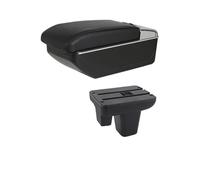 Car Armrest Box Protector Center Console Accessories For 2017-2023 MG3 Right-hand Drving Car Central Storage Box(B-black black line)