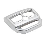 Car Armrest Box Rear Air Conditioning AC Vent Outlet Adjustment Frame For Peugeot 3008 GT 3008GT 5008 2017 2018(Silver)