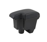 Car Armrest Box Retrofit Elegant Storage Content Retractable USB Accessories For Toyota Yaris(Black black line)