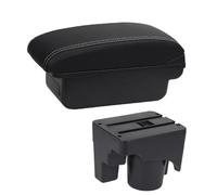 Car Armrest Box Retrofit Interior Accessories For VW For Golf 6 For Golf 5 Mk6 MK5 For Jetta 5 For Sagitar 2007-2012 DYDGUTUFB(C3 Black white NOUSB)