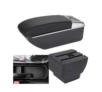 Car Armrest Box Retrofit Storage Box Car Accessories Interior Details Simple Installation For Mazda 2 For Demio(D2 Black line NO USB)