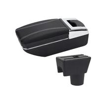 Car Armrest Box Storage Box Auto Parts With Cup Holder For Dacia For Duster Car Armrest Box(A3 white line NO USB)