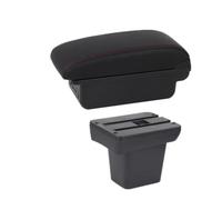 Car Armrest Box Storage Box For Land Rover For Frelender 2 Car Arm Rest Box(B1 red line 3USB)