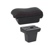 Car Armrest Box Storage Box For Land Rover For Frelender 2 Car Arm Rest Box(B2 red line 3USB)