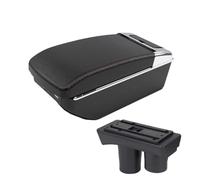 Car Armrest Box Storage Box Interior Accessories With Usb For Citroen For C-Elysee Console Storage Box(A3 Black white 7 USB)